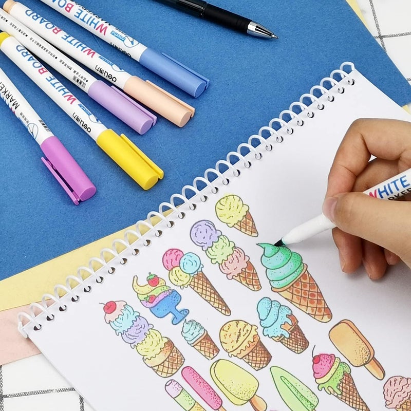 RAYSON 11.1mm Plastic Spiral Coil Binding 3:1 Pitch, 7/16inch, 80 Sheets Capacity White Coil Binding Spines - Versatile for Office and Educational Tasks, Pack of 100 - Image 2